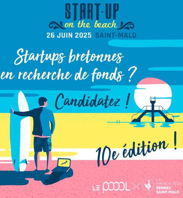 Start up on the beach, organisé par le Poool