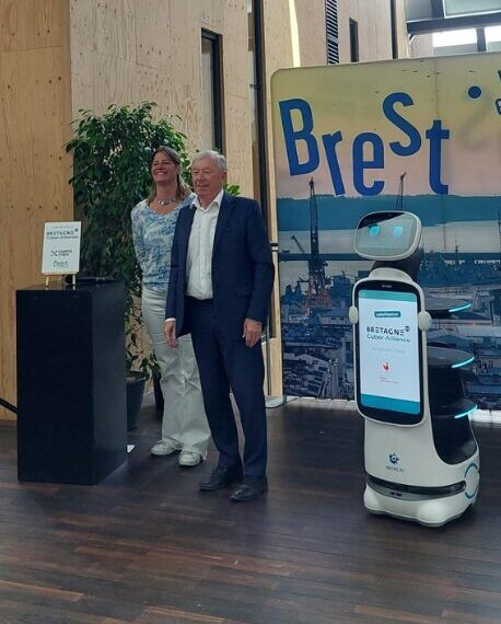 inauguration du batiment totem bretagne cyber alliance à Brest