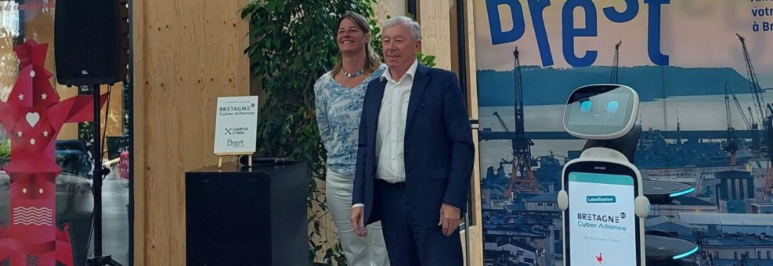 inauguration du batiment totem bretagne cyber alliance à Brest