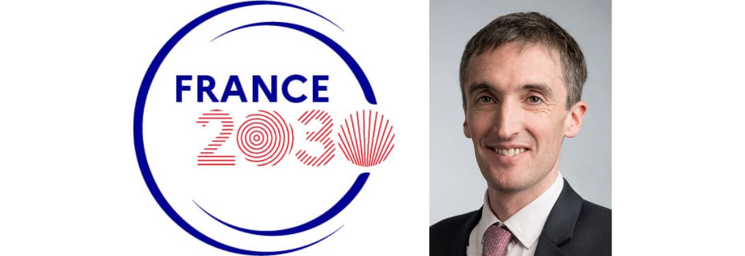 logo de france 2030 et benjamin morin