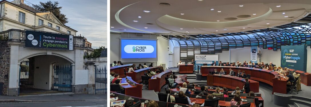lancement du cybermois 2025 à l'hôtel de courcy de la Région Bretagne à Rennes