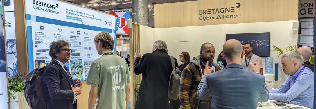 pavillon bretagne cyber alliance au Forum InCyber (FIC) 2026